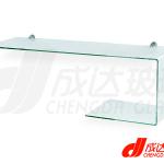 Shaped glass shelf-Shaped glass shelf