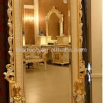 French Classic Style Marquetry Hand Made Cheval Mirror-B60000-26