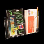 Acrylic Clear Single Pocket Wall File-AH-014