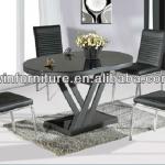 foshan winfurniture glass dining table 4 chairs A367P50-A367-P50(1+4)