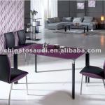 Dining table with glass top and chairs dining sets dining room furniture