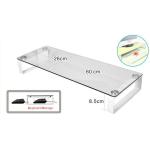 Glass Shelf for Monitor and keyboard,lcd monitor stand-LY-DSG01 / LY-DSG02
