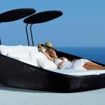 2014 Outdoor Furniture outdoor wicker daybed furniture-SGC-13001C