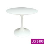 Modern leisure glass top round bar table-LC-1014