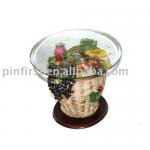 30Pcs New Glass Resin Exquisite End Tables Tea Table Teapoy