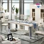 stainless steel dining table design