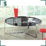 CT502 black tempered glass coffee table coffee set