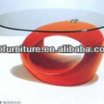 morden fashion glass and plastic elegant coffee table-056