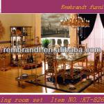 classic 24k gold plated dining room set