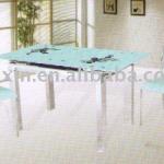 high quality glass dining table