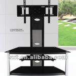 modern glass lcd tv stand design/tv cabinet designs