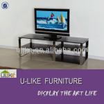 modern tempered glass tv stand tv unit-UTV803