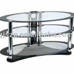 black glass three layers cheap tv stand