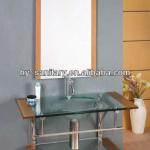 GLASS BATHROOM CABINET