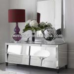 modern mirrored living furniture TV console table