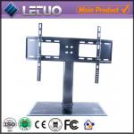 China modern flat tv rack tv base cheap glass tv stand