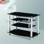 2014 metal tempered glass TV stand TS104-TS104