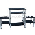 hotsale simple glass TV stand-KTS-308