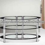 2013 popular design glass TV stand furniture for living room