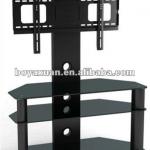 tempered glass lcd tv rack