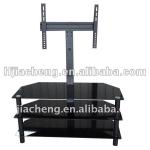 US popular free standing glass lcd tv stand
