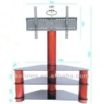 modern tempered glass Plasma/LCD triangle tv stand