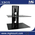 Simple Design Aluminum and Tempered Glass Shelf TV Wall Mount