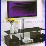 tempered glass TV stand