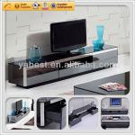 Tempered glass made lcd tv stand