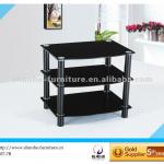 2012 HOT!!! Modern tempered glass lcd tv stand (V07-7B)