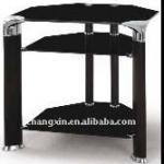 free stand modern tempered glass TV stand