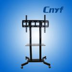 fashionalble tempered glass tv trolley stand