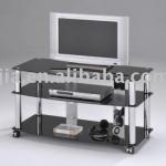 32 to 42 inch LCD 3 tier glass TV Stand