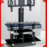 HOT SELLING HOME FURNITURE GLASS LCD TV STAND