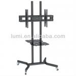 Dual sided mobile lcd tv floor stand
