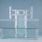 tempered glass TV stand / LCD TV stand / plasma TV stand-TS-M-05