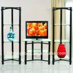 ZA good selling glass tv rack with attractive design E06-E06