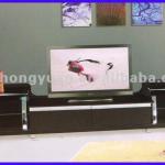 tempered glass LCD TV cabinet