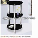 Tempered Glass and Chrome legs TV Stand-CG-CT13