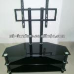 tempered glass hanging tv stand