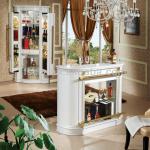 Classic wine bar curio corner cabinet 816# &amp;T02#