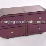 2013 modern high quality mirror TV stand, red silver decorative mirrored TV stand-HJ-B051