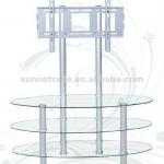 made in china lcd tempered glass tv stand