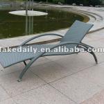 high quality leisure rattan sun lounger