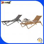 Ajustable aluminum plastic rattan/wicker chaise lounge furniture ZT-4012LT