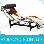 Le Corbusier Barcelona Chair in Black Leather-BYD-CL-010(1)