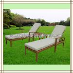 two persons PE rattan chaise lounge (7039A)