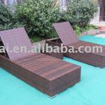 Rattan furniture Sun bed Beach Lounge JC-L004