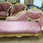 French pink Chaise lounge-CHL1