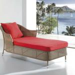 round rattan outdoor lounge